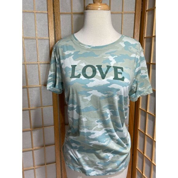 Nine West Sm LOVE Camo Tee - Picture 6 of 13